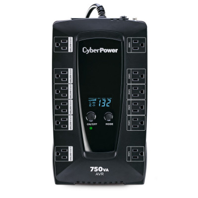 CyberPower AVRG750LCD Compact UPS, UL Rated, Energy Star certified, 12× NEMA 5-15R CyberPower AVRG750LCD Compact UPS, UL Rated, Energy Star certified, 12× NEMA 5-15R